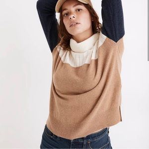 Madewell Colorblock Turtleneck Sweater